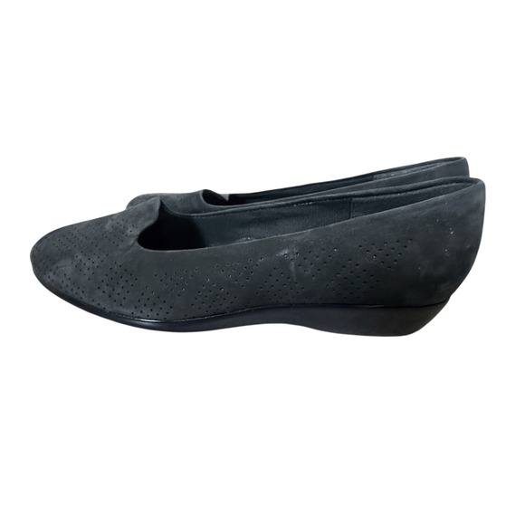 Selby Comfort Flex Women's BNavy/Gray Suede Perforated Ballet Flats Size 7.5 M - Picture 5 of 12